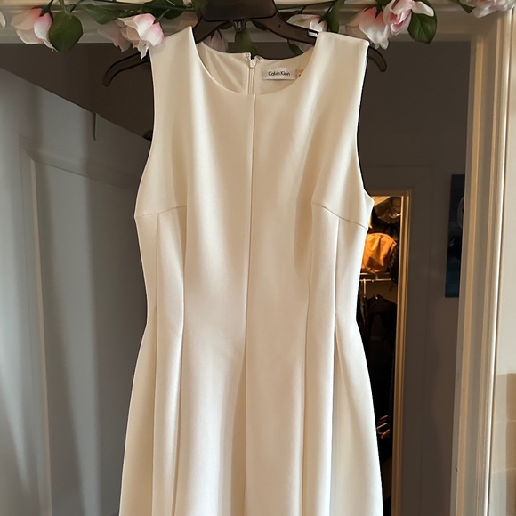 Calvin Klein Fit and Flare Scuba Dress - Picture 2 of 8